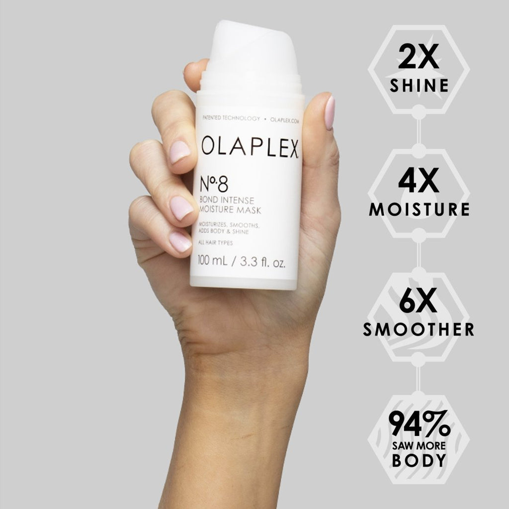 Is your hair damaged? Is it dry? Olaplex No.8 Bond Intense Moisture Mask will fix you right up!