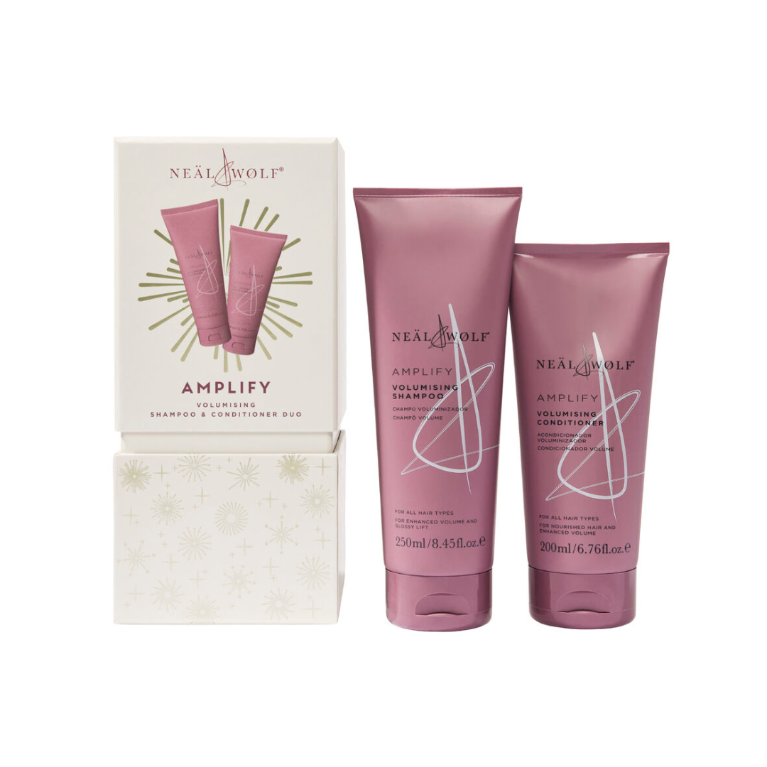 Image of Neal & Wolf Amplify Gift Set Duo with products out the box