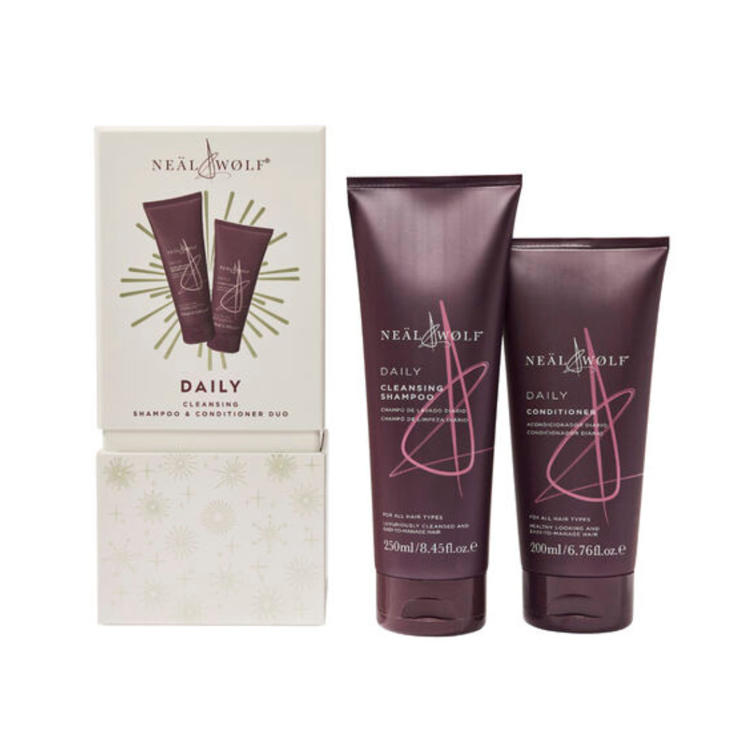 Neal & Wolf Daily Shampoo 250ml & Conditioner 200ml Gift Set Duo