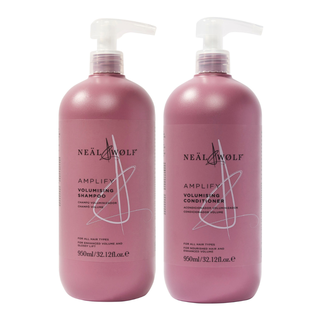 Image of Neal & Wlf Amplify 950ml Shampoo and Conditioner Duo