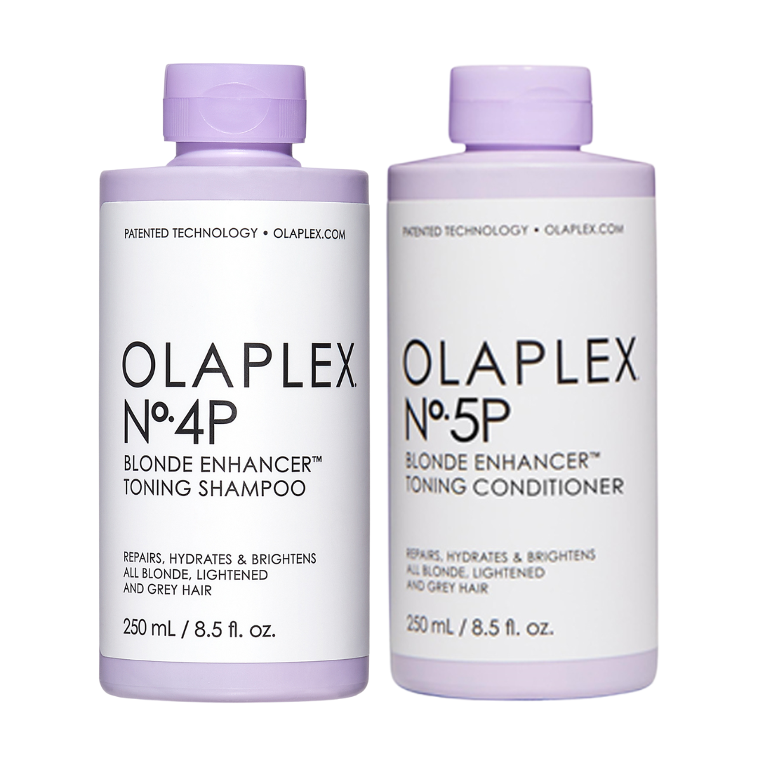 Image of Olaplex No.4P & No.5P Blonde Enhnacing Shampoo & Conditioner 250ml Duo