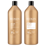 Redken All Soft Shampoo & Conditioner 1000ml Duo