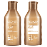 Redken All Soft Shampoo & Conditioner 300ml Duo - Born Hair Care