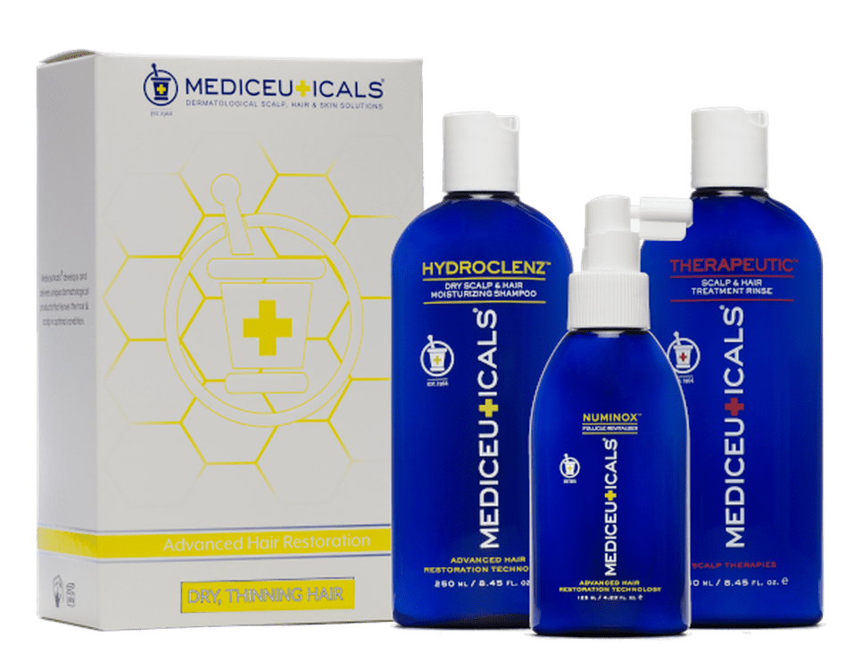 Mediceuticals Hair Restoration Kit For Men - Dry, Thinning Hair - Born Hair Care