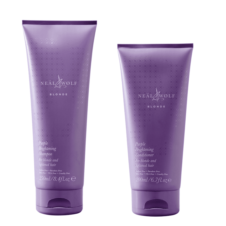 Image of Neal & Wolf Blonde Purple Shampoo 250ml & Conditioner 200ml Duo