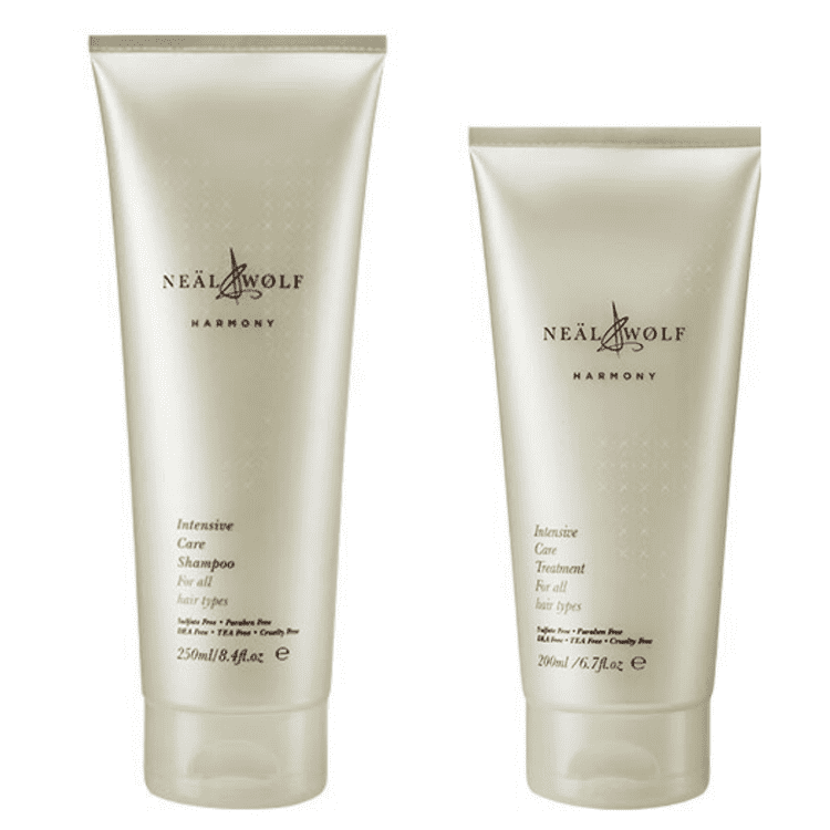 Image of Neal & Wolf Harmony Intensive Care Shampoo 250ml & Treatment Conditioner 200ml Duo