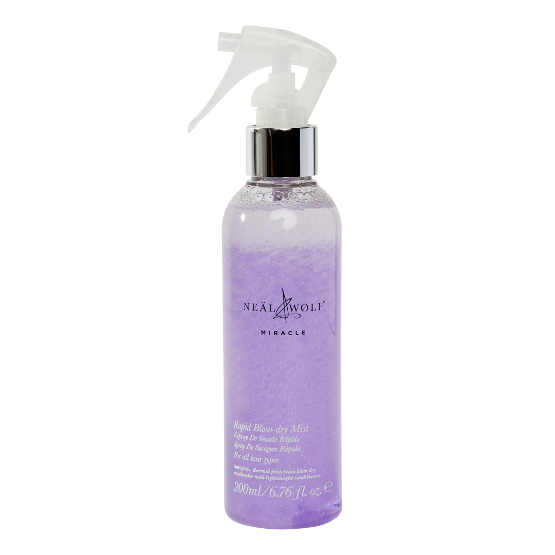 Image of Neal & Wolf Miracle Rapid Blow-Dry Mist 200ml with the Liquid Shaken