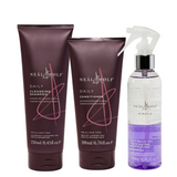 Neal & Wolf Daily, Hair Care Routine, Complete Hair Care System, Shampoo, Conditioner, and Styling Mist, Sulphate-free, Paraben-free, and Cruelty-free