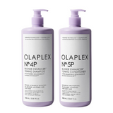 Image of Olaplex No.4P & No.5P Blonde Enhnacing Shampoo & Conditioner 1000ml Duo