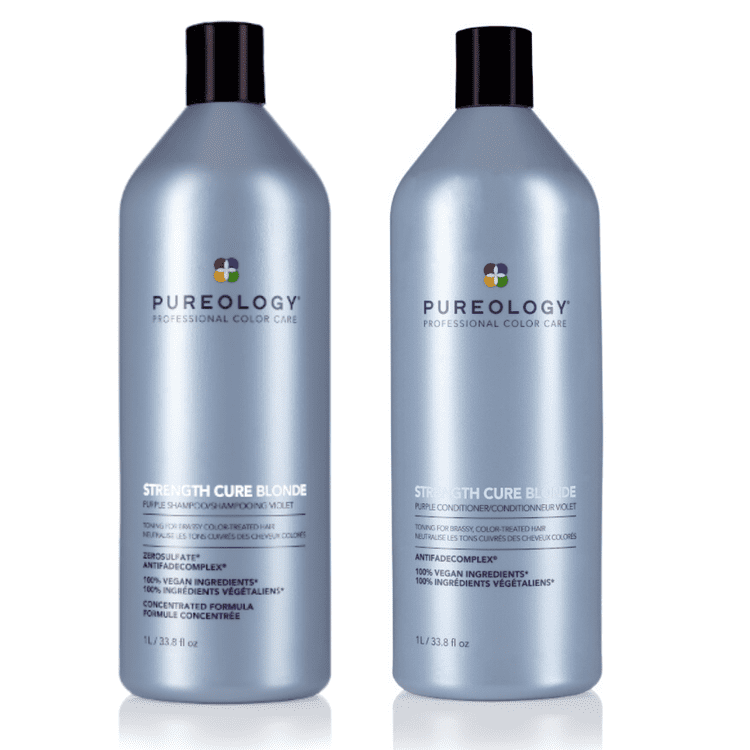 Pureology Strength Cure Blonde Shampoo & Conditioner 1000ml Duo - Born Hair Care