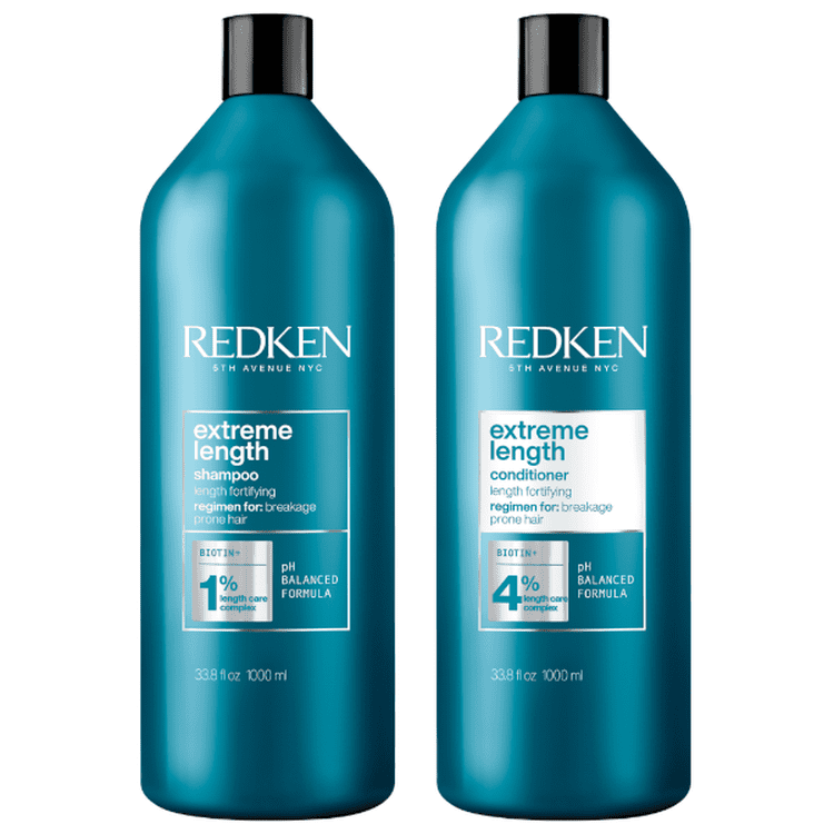 Redken Extreme Length Shampoo & Conditioner 1000ml Duo - Born Hair Care