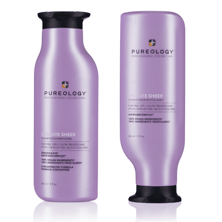 Pureology Hydrate Sheer Shampoo & Conditioner 266ml Duo - Born Hair Care