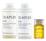 Olaplex No.4 Bond Maintenance Shampoo 250ml, No.5 Conditioner 250ml & No.7 Bonding Oil 30ml - Born Hair Care