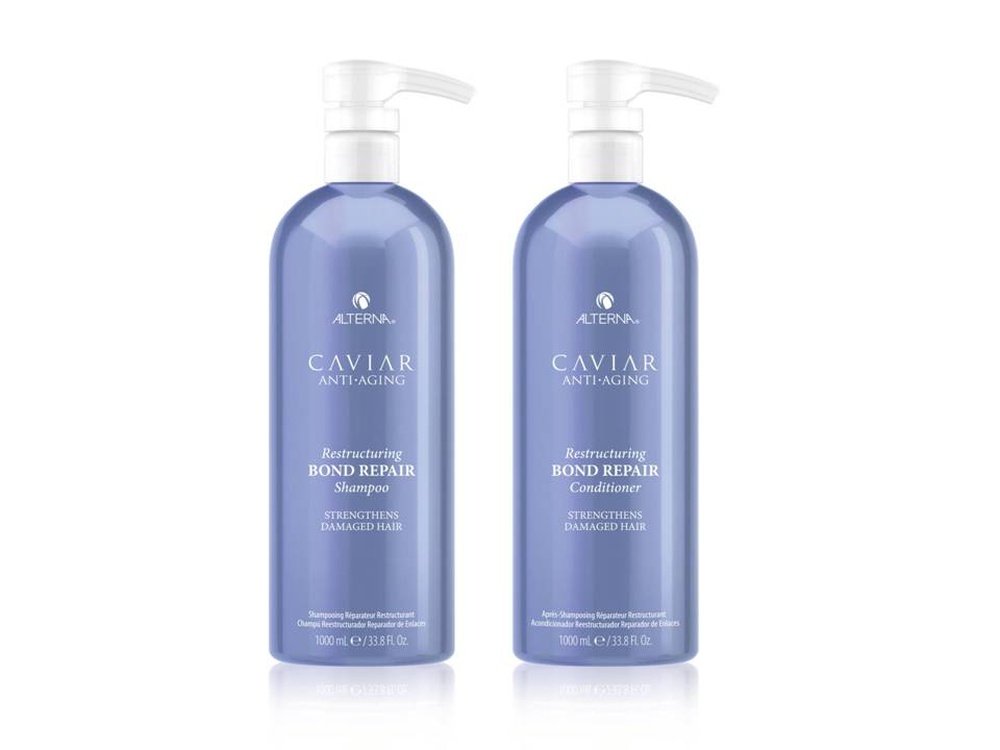 Alterna Caviar Restructuring Bond Repair Shampoo. Restructuring Bond Repair Conditioner. Alterna caviar hair products - Born Hair Care