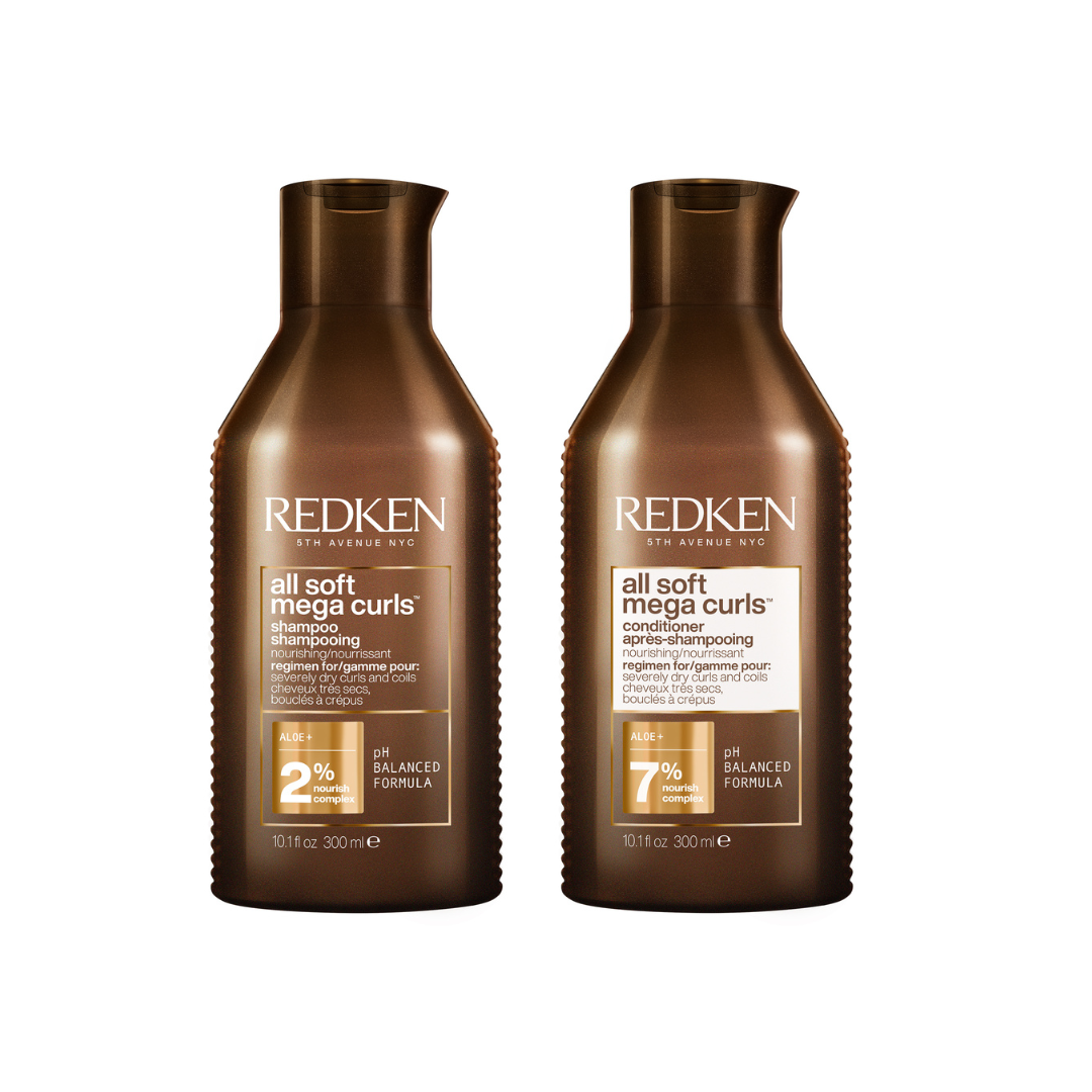 Redken All Soft Mega Curls Shampoo & Conditioner 300ml Duo