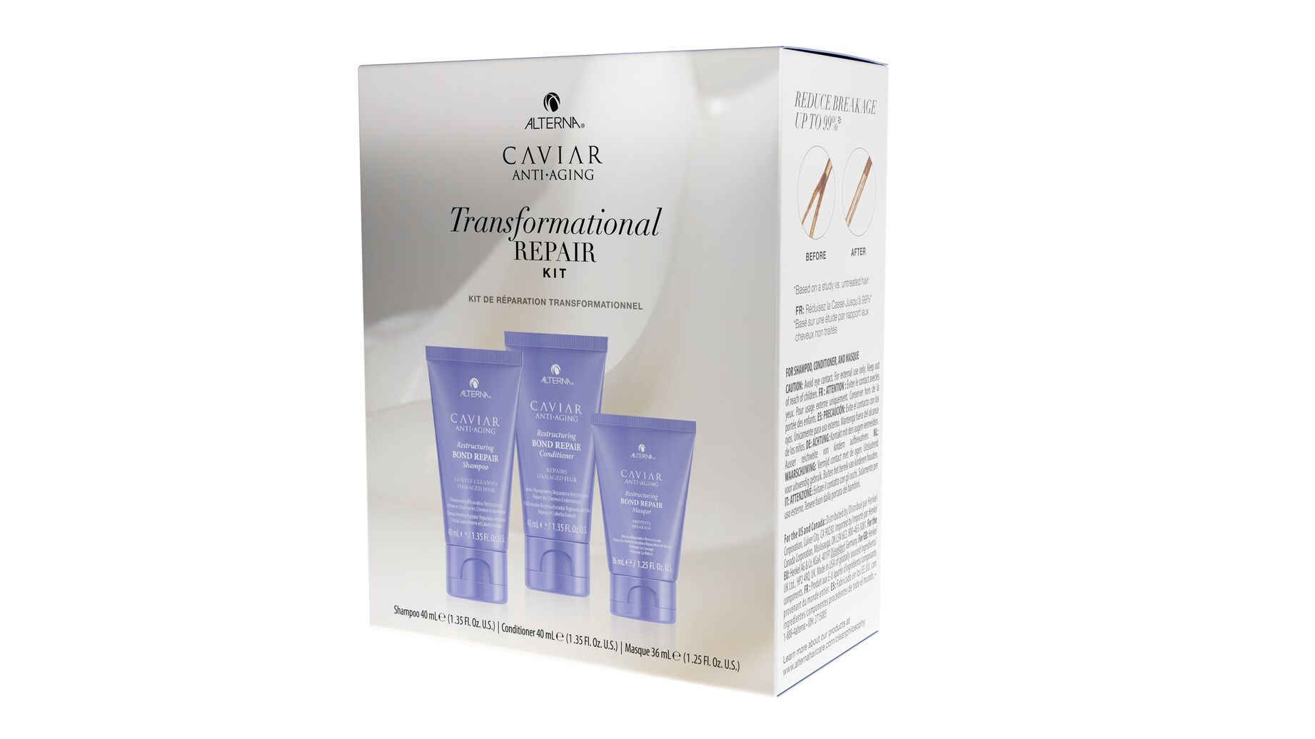 Alterna Caviar Restructuring Bond Repair Trial-Travel Kit - Born Hair Care