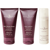 Neal & Wolf Daily was Ritual Shampoo, Conditioner & Control Hairspray 50ml Trio