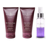 Neal & Wolf Daily was Ritual Shampoo, Conditioner & Miracle Mist 50ml Trio