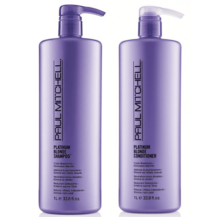 Paul Mitchell Platinum Blonde Shampoo & Conditioner 1 Litre Duo - Born Hair Care