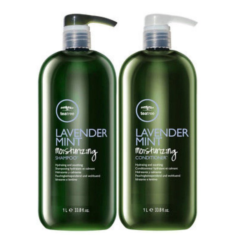 Paul Mitchell Tea Tree Lavender Mint Moisturizing Shampoo & Conditioner 1 Litre Duo - Born Hair Care